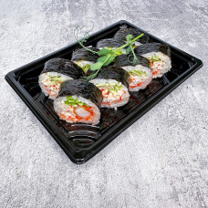 Ролл криспи с крабом и креветкой