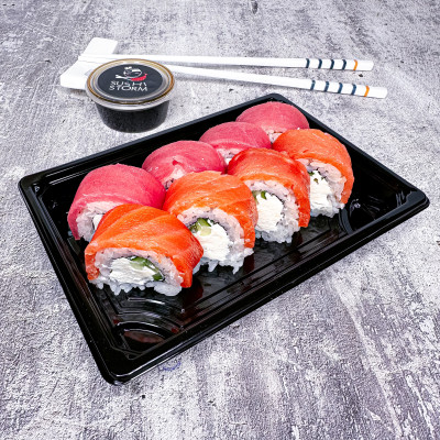 Суши Шторм: доставим блюдо "Филадельфия радужная" в Геленджике