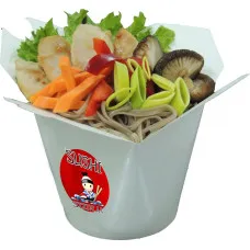 Лапша с курицей и овощами